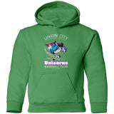 Union City Unicorns Minor League Baseball Team Youth Pullover Hoodie