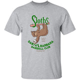 Santa Barbara Sloths Baseball Team Youth  Cotton T-Shirt