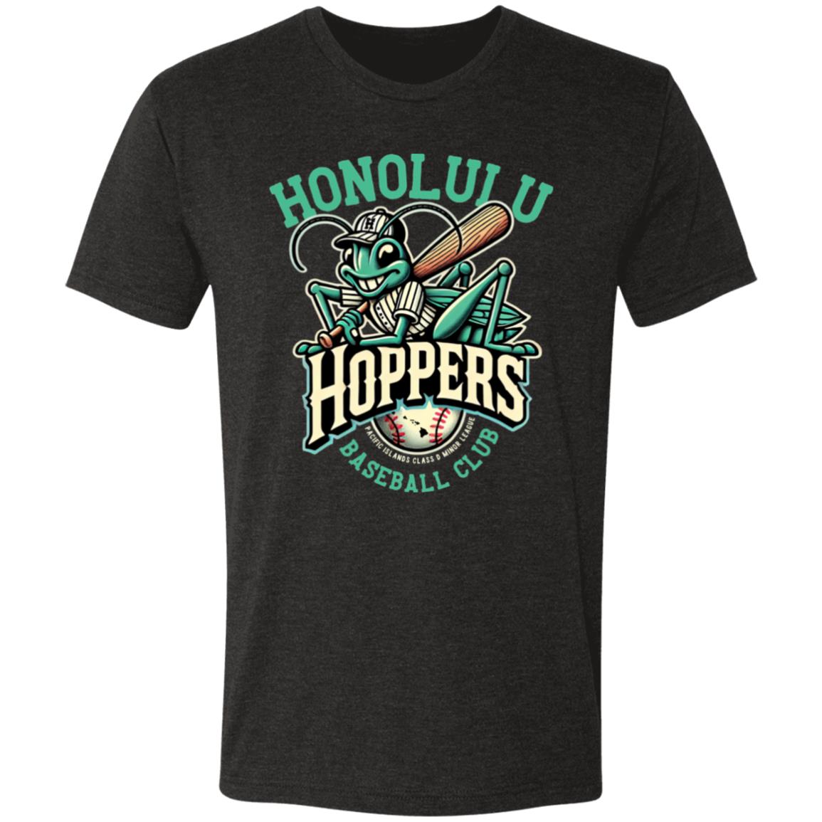 Honolulu Hoppers Minor League Baseball Team Triblend T-Shirt