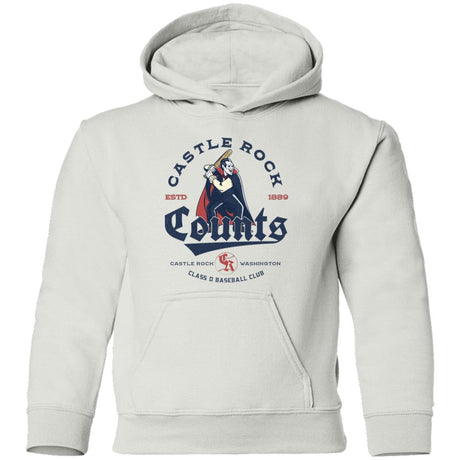 Castle Rock Counts Retro Minor League Baseball Team-Youth Pullover Hoodie