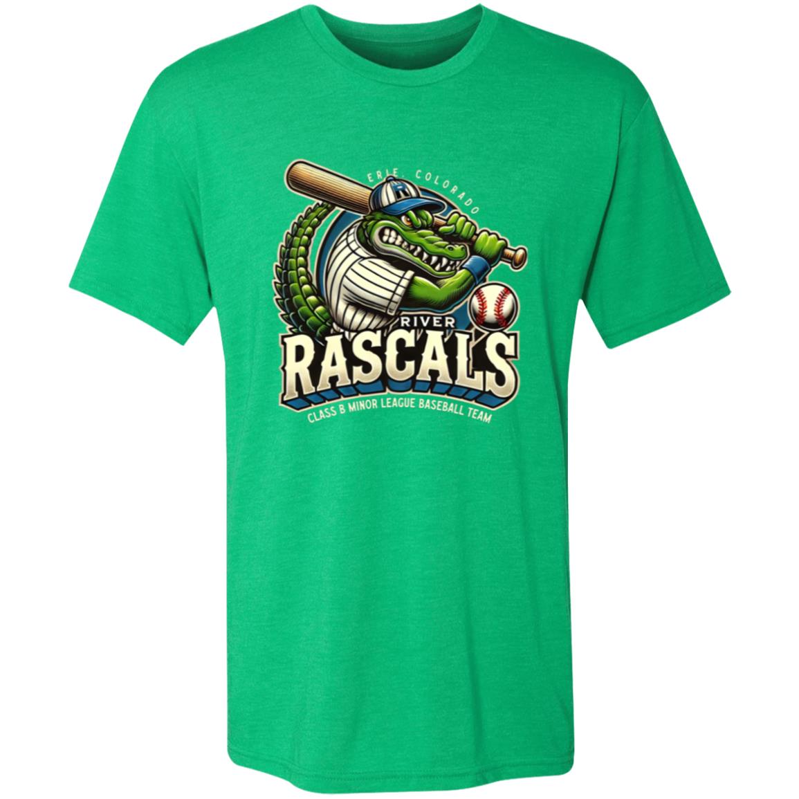 Erie River Rascals Minor League Baseball Team Triblend T-Shirt