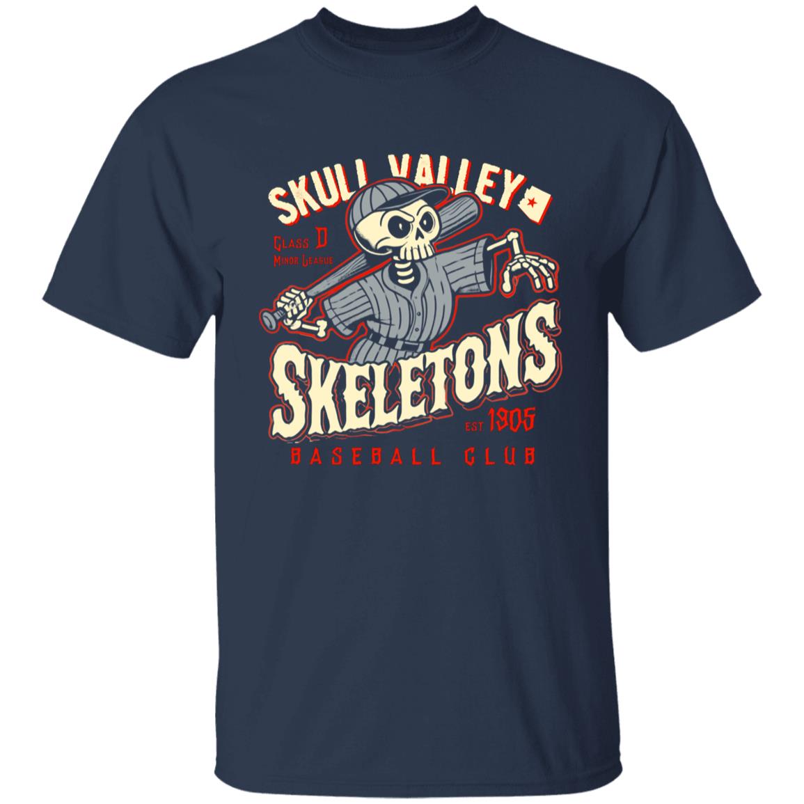 Skull Valley Skeletons Minor League Baseball Team Youth  Cotton T-Shirt