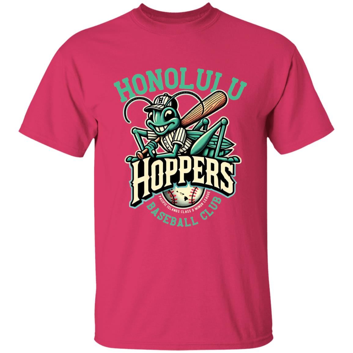 Honolulu Hoppers Minor League Baseball Team Youth  Cotton T-Shirt