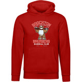 Brockton Bruisers Retro Minor League Baseball Team Unisex Luxury Hoodie