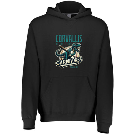Corvallis Carnivores Retro Minor League Baseball Team-Youth Luxury Hoodie