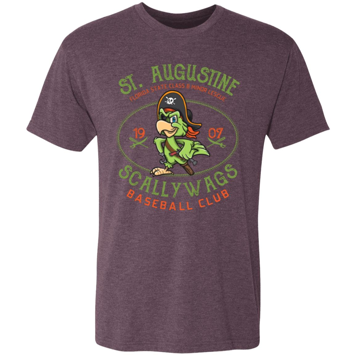 St. Augustine Scallywags Baseball Team Triblend T-Shirt