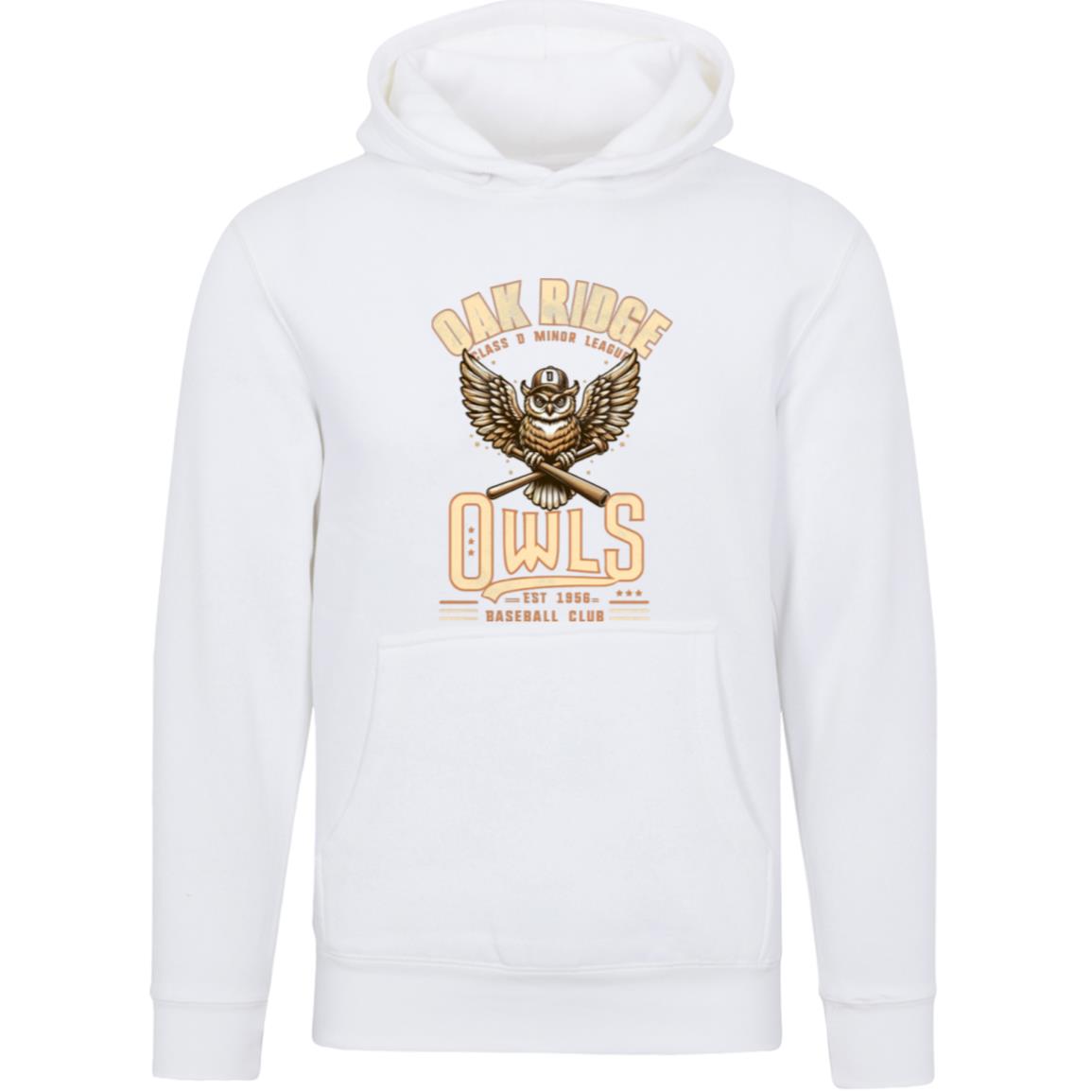 Oak Ridge Owls Retro Minor League Baseball Team Unisex Luxury Hoodie