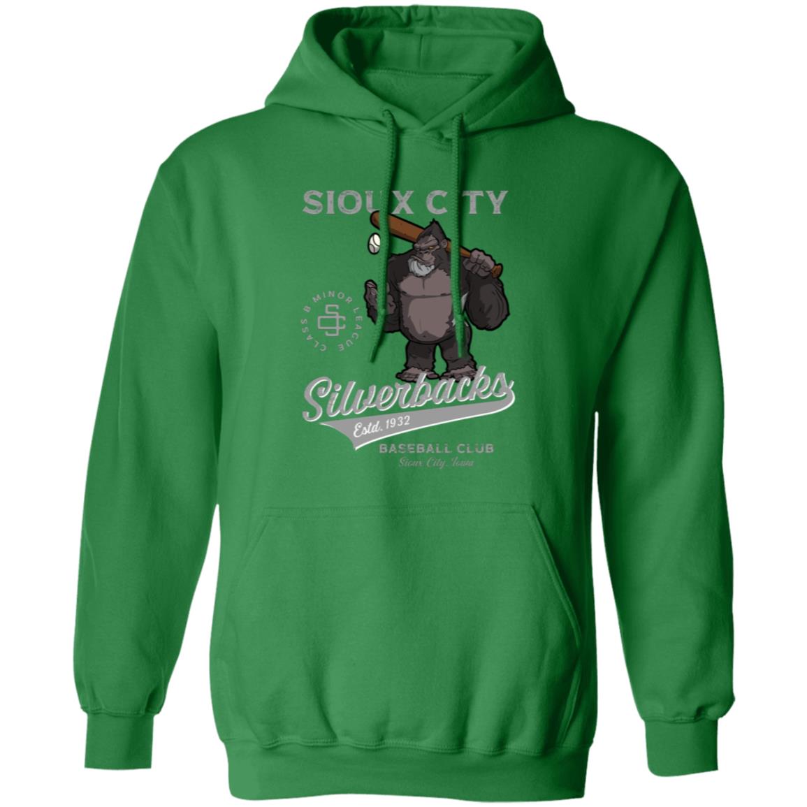 Sioux City Silverbacks Retro Minor League Baseball Team-Unisex Premium Hoodie