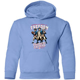 Freedom Founding Fathers Retro Minor League Baseball Team-Youth Pullover Hoodie