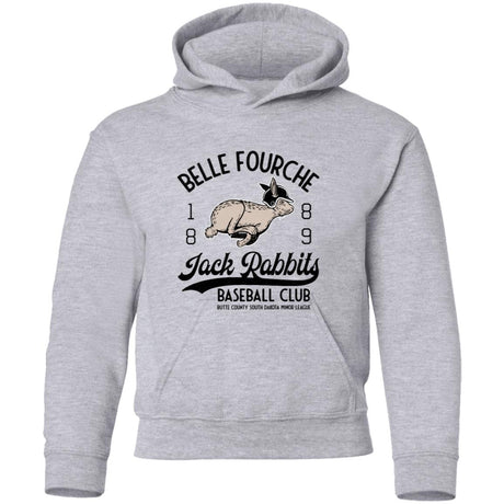 Belle Fourche Jack Rabbits Retro Minor League Baseball Team-Youth Pullover Hoodie