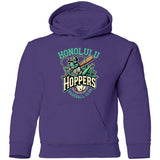 Honolulu Hoppers Minor League Baseball Team Youth Pullover Hoodie