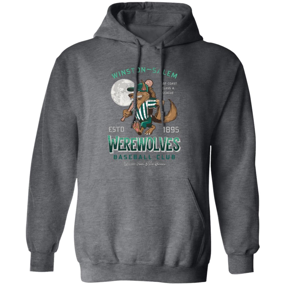 Winston-Salem Werewolves Retro Minor League Baseball Team-Unisex Premium Hoodie