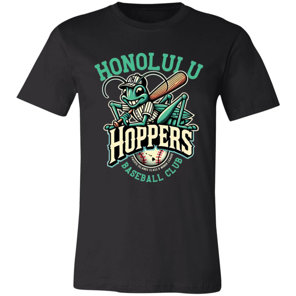 Honolulu Hoppers Minor League Baseball Team T-Shirt