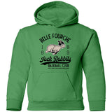 Belle Fourche Jack Rabbits Retro Minor League Baseball Team-Youth Pullover Hoodie