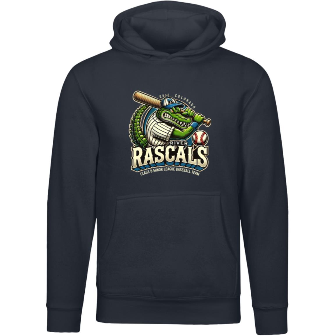 Erie River Rascals Minor League Baseball Team Unisex Luxury Hoodie