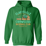 Clarksville Crawlers Baseball Team Pullover Hoodie