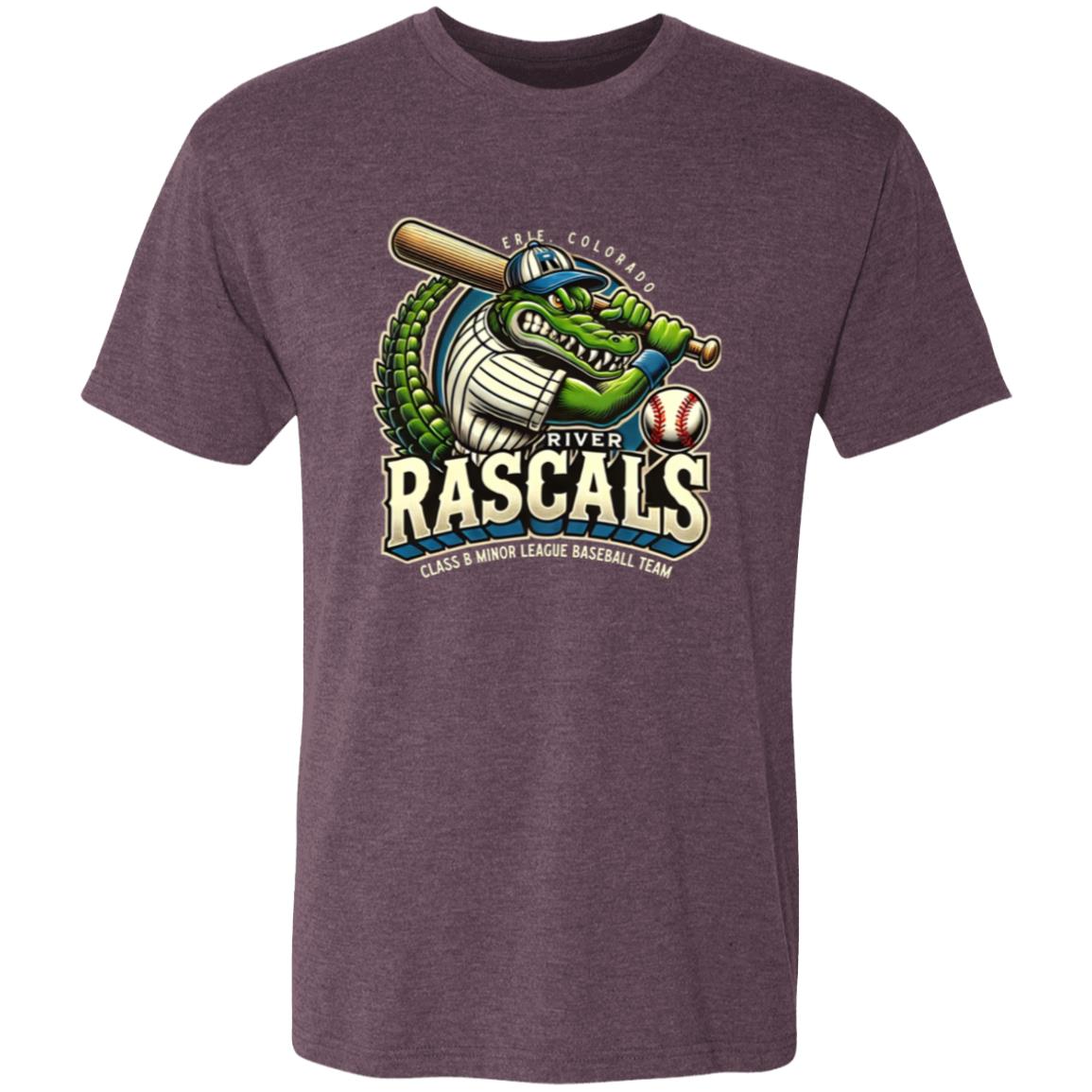 Erie River Rascals Minor League Baseball Team Triblend T-Shirt