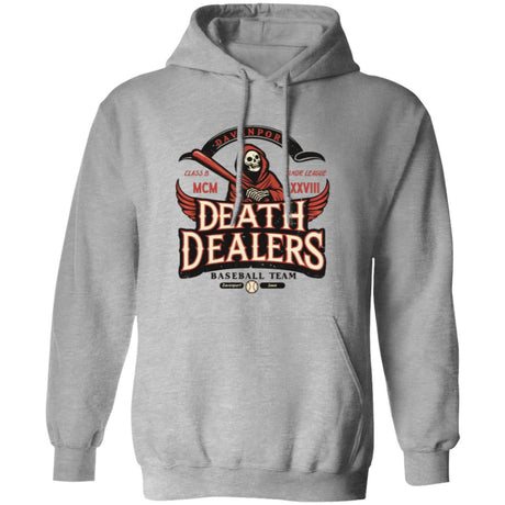 Davenport Death Dealers Retro Minor League Baseball Team-Unisex Premium Hoodie