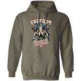 Freedom Founding Fathers Retro Minor League Baseball Team-Unisex Premium Hoodie