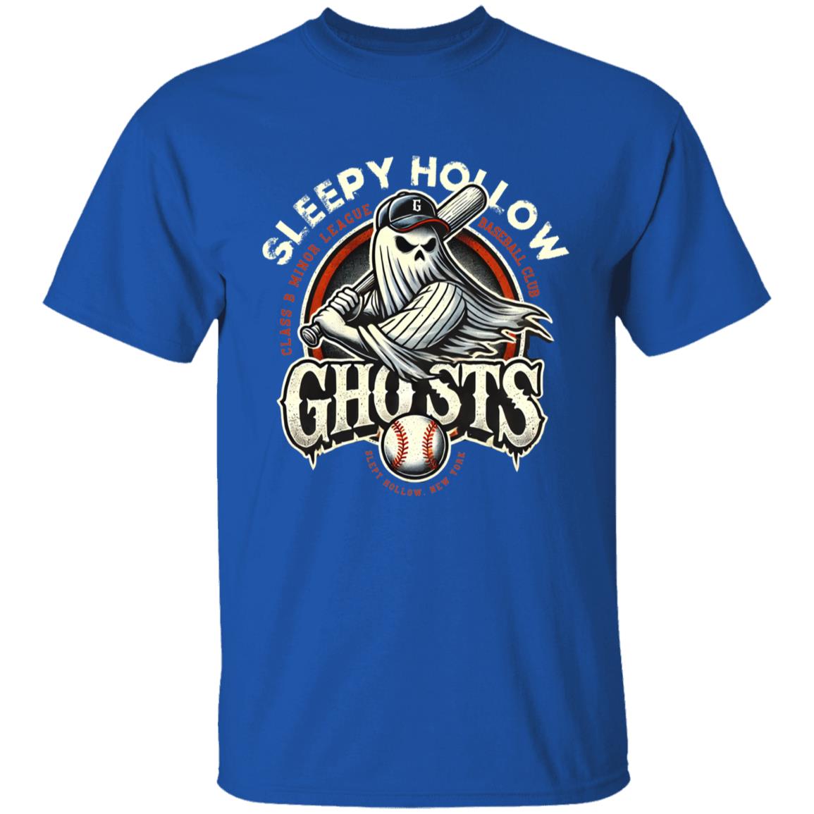 Sleep Hollow Ghosts Minor League Baseball Team Youth  Cotton T-Shirt