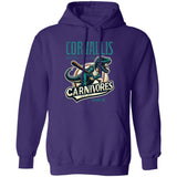 Corvallis Carnivores Retro Minor League Baseball Team-Unisex Premium Hoodie