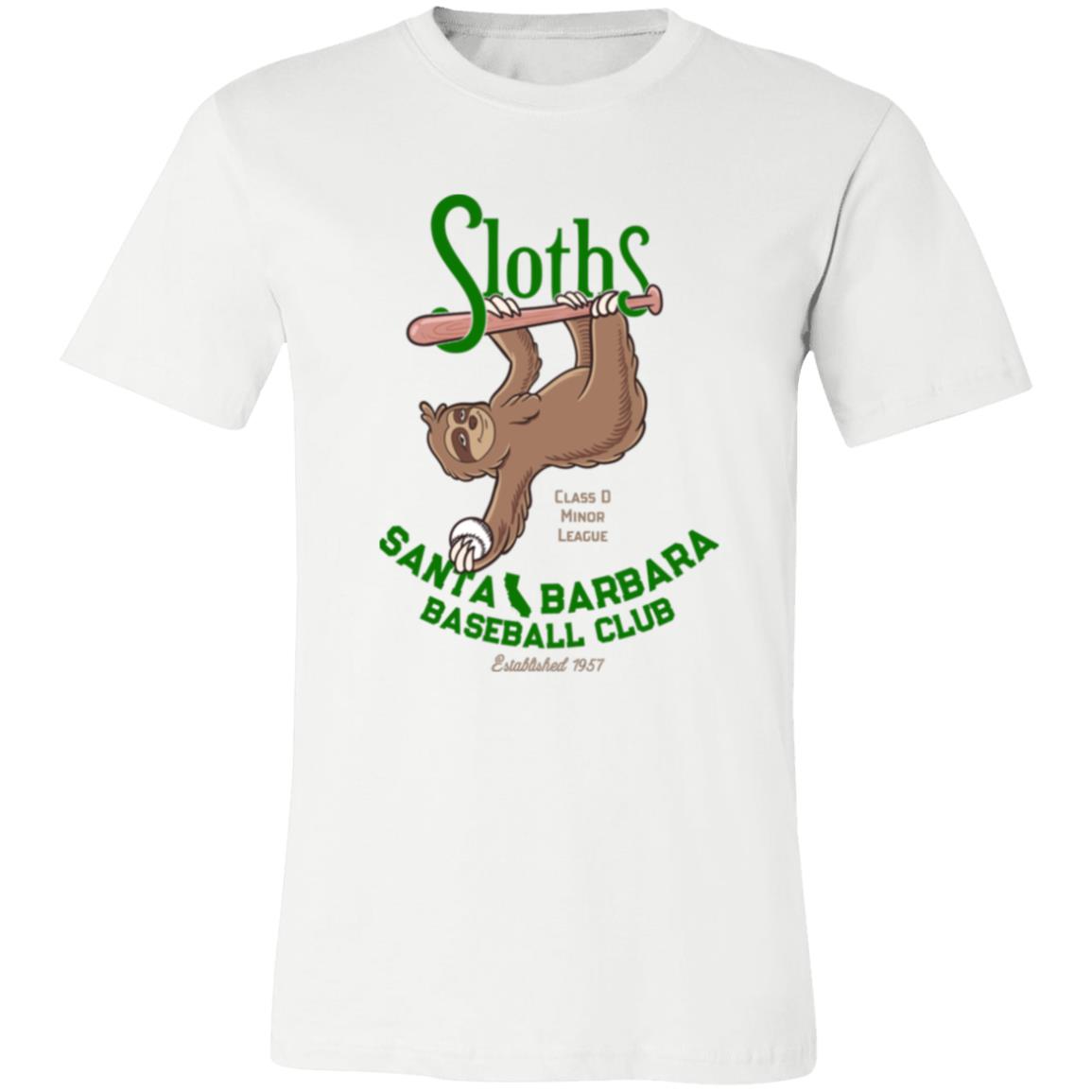 Santa Barbara Sloths Baseball Team T-Shirt