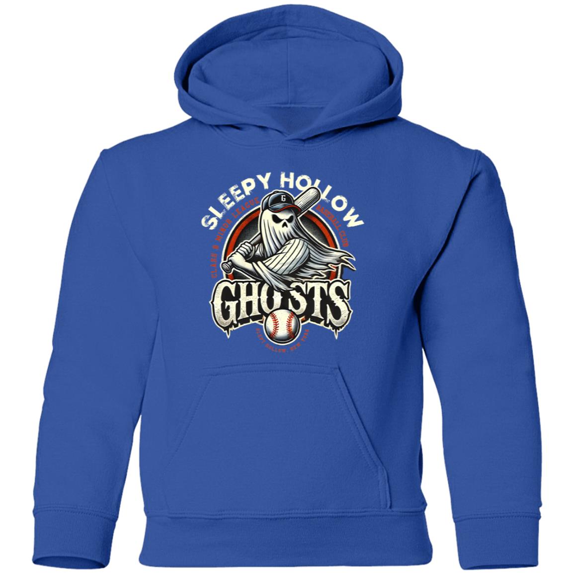 Sleep Hollow Ghosts Minor League Baseball Baseball Team Youth Pullover Hoodie