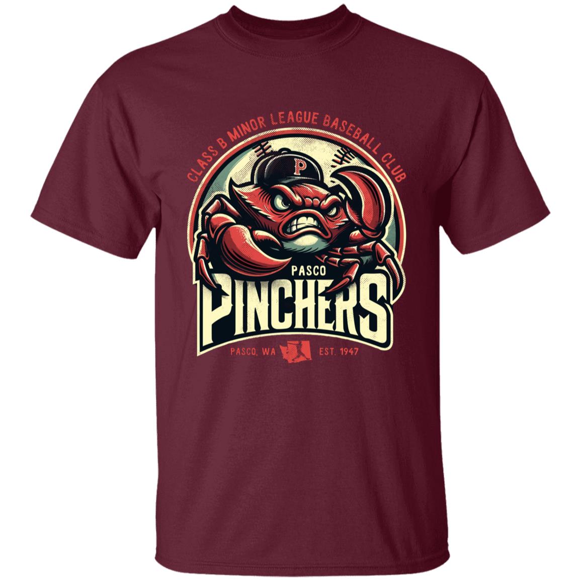 Pasco Pinchers Retro Minor League Baseball Youth Cotton T-Shirt