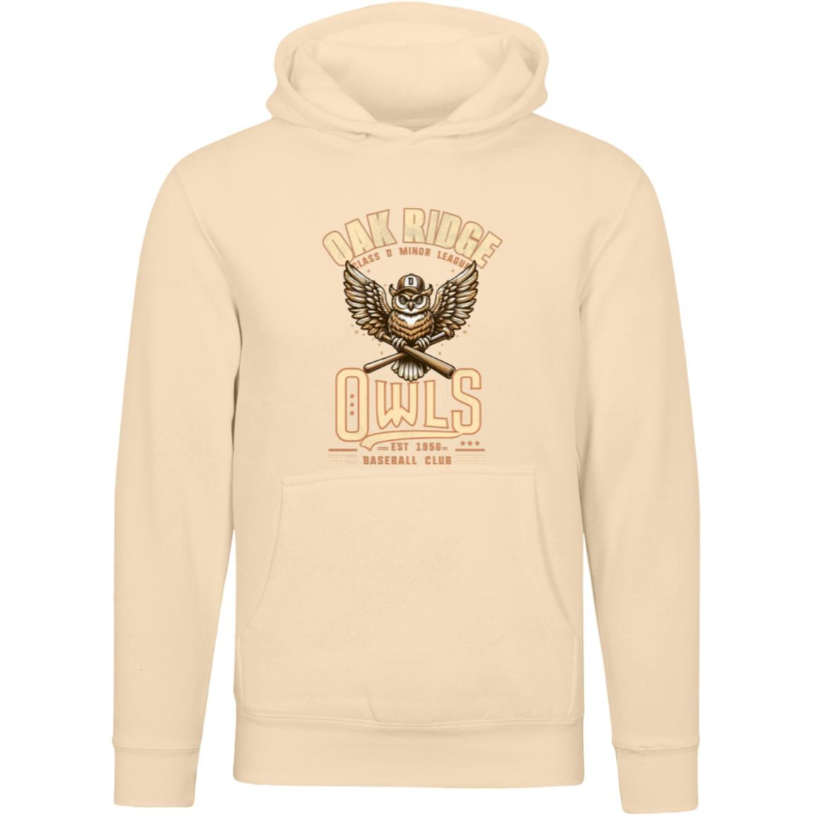 Oak Ridge Owls Retro Minor League Baseball Team Unisex Luxury Hoodie