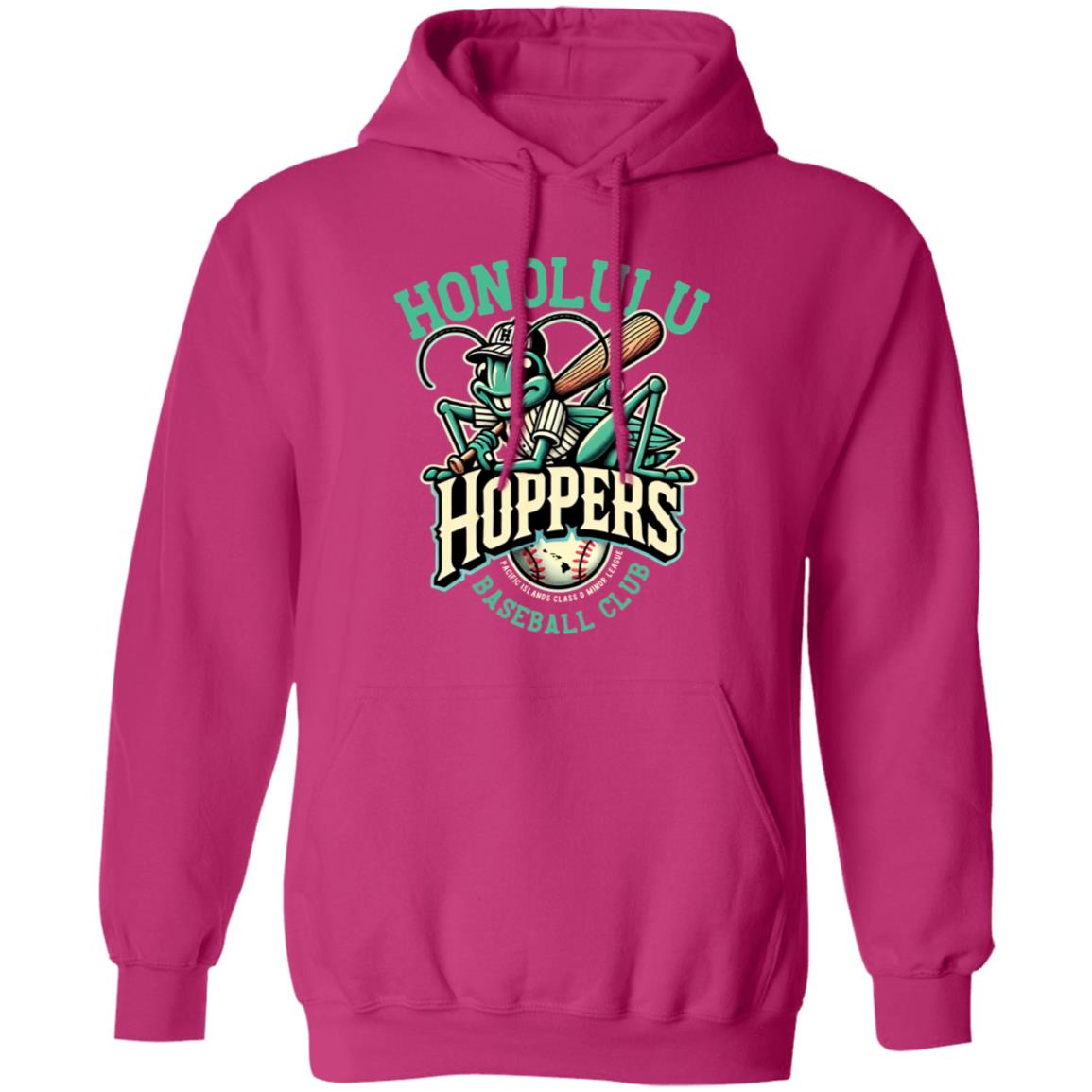 Honolulu Hoppers Minor League Baseball Team Pullover Hoodie