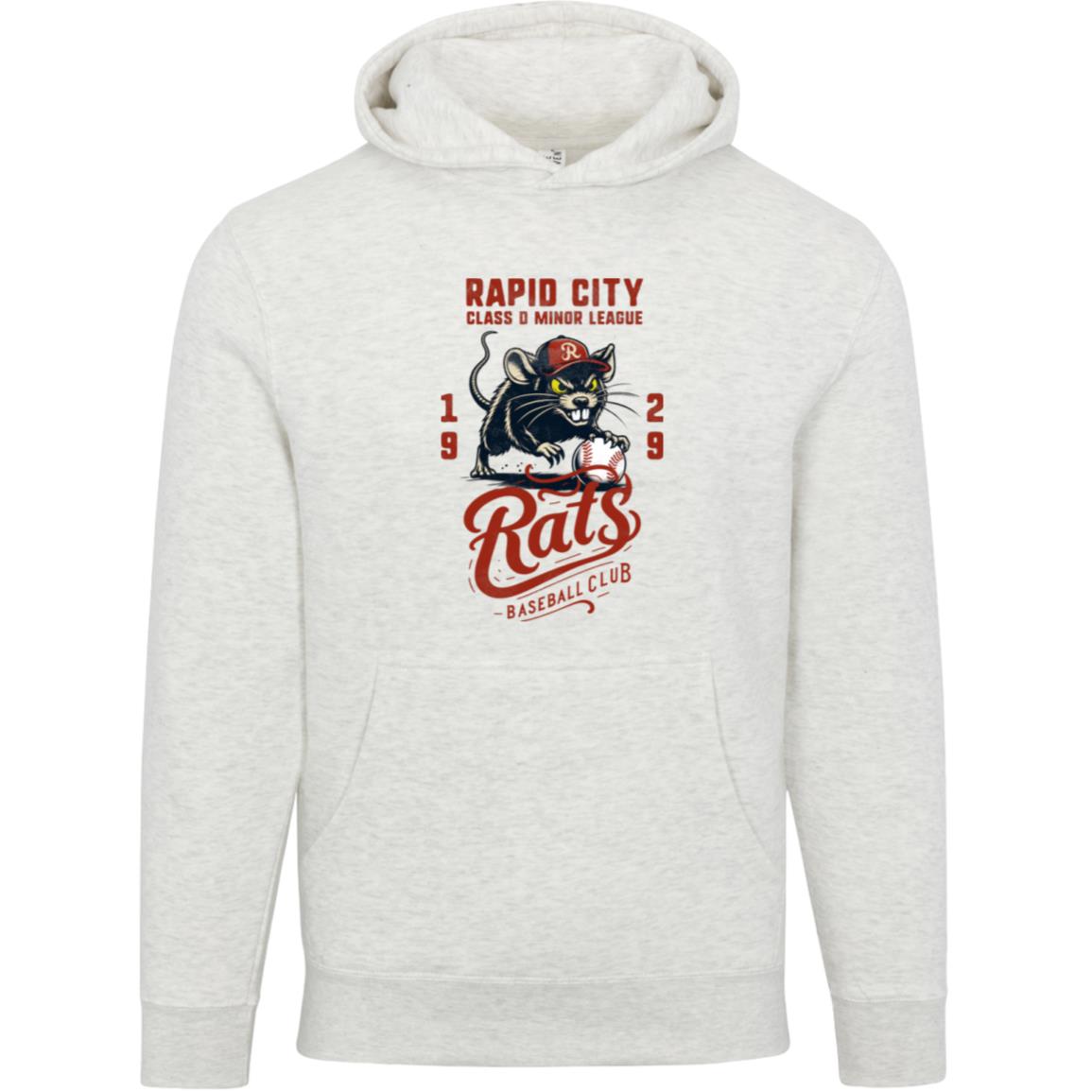 Rapid City Rats Retro Minor League Baseball Team-Unisex Luxury Hoodie