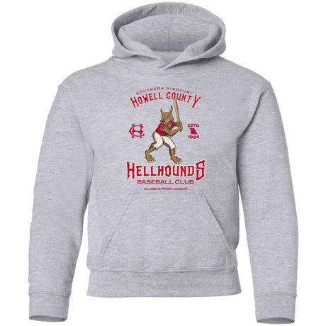 Howell County Hellhounds Baseball Team Youth Pullover Hoodie