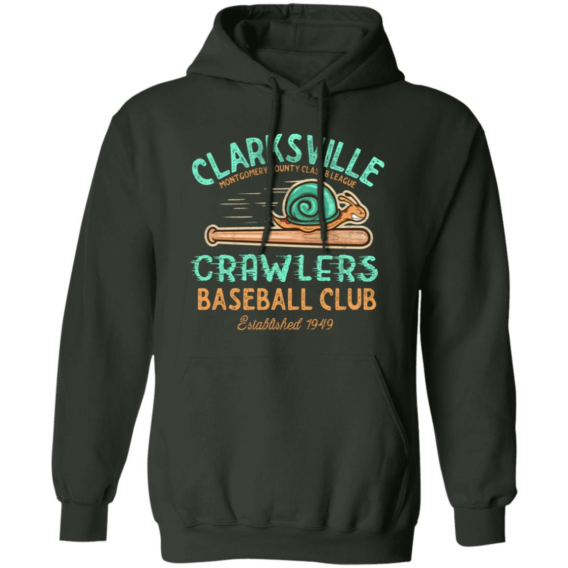 Clarksville Crawlers Baseball Team Pullover Hoodie