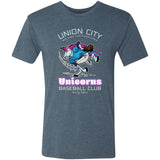 Union City Unicorns Minor League Baseball Team Triblend T-Shirt