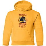 Rapid City Rats Retro Minor League Baseball Team-Youth Pullover Hoodie