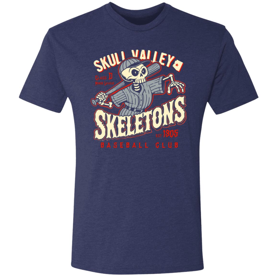 Skull Valley Skeletons Minor League Baseball Team Triblend T-Shirt