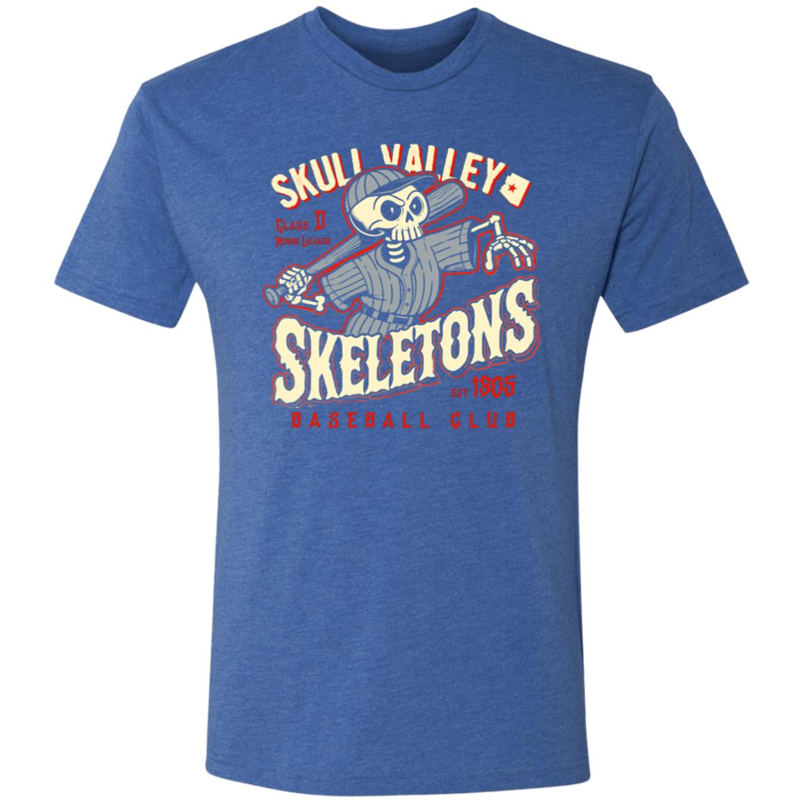 Skull Valley Skeletons Minor League Baseball Team Triblend T-Shirt