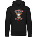 Brockton Bruisers Retro Minor League Baseball Team Unisex Luxury Hoodie