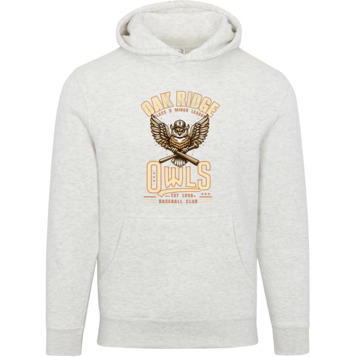 Oak Ridge Owls Retro Minor League Baseball Team Unisex Luxury Hoodie