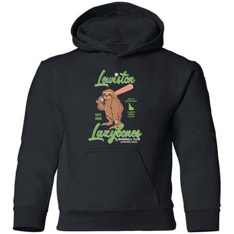 Lewiston Lazybones Retro Minor League Baseball Team-Youth Pullover Hoodie
