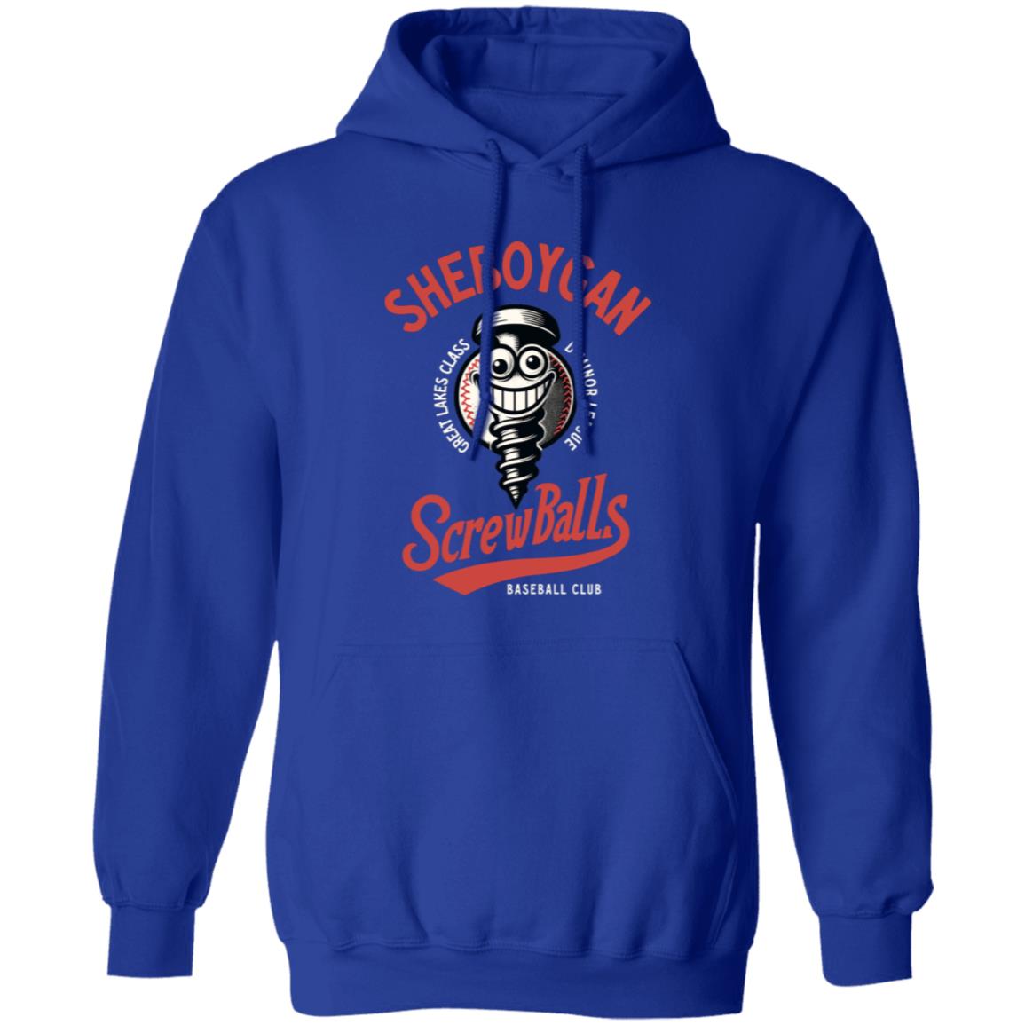 Sheboygan Screwballs Baseball Team Pullover Hoodie