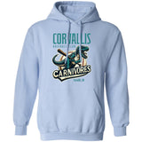 Corvallis Carnivores Retro Minor League Baseball Team-Unisex Premium Hoodie