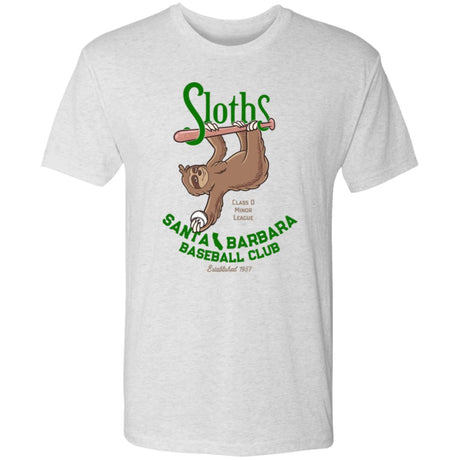 Santa Barbara Sloths Baseball Team Triblend T-Shirt