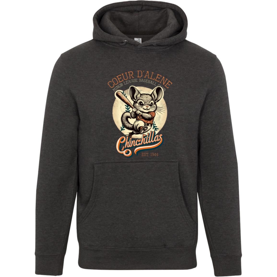 Coeur D'Alene Chinchillas Retro Minor League Baseball Team Unisex Luxury Hoodie