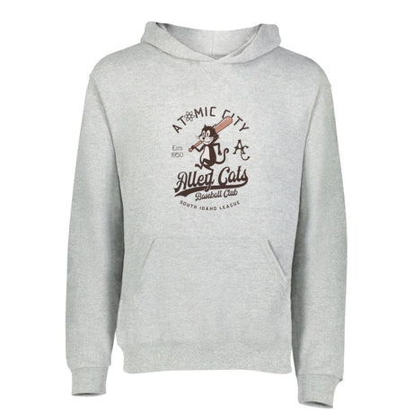 Atomic City Alley Cats Retro Minor League Baseball Team-Youth Luxury Hoodie