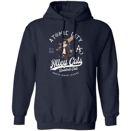 Atomic City Alley Cats Retro Minor League Baseball Pullover Hoodie