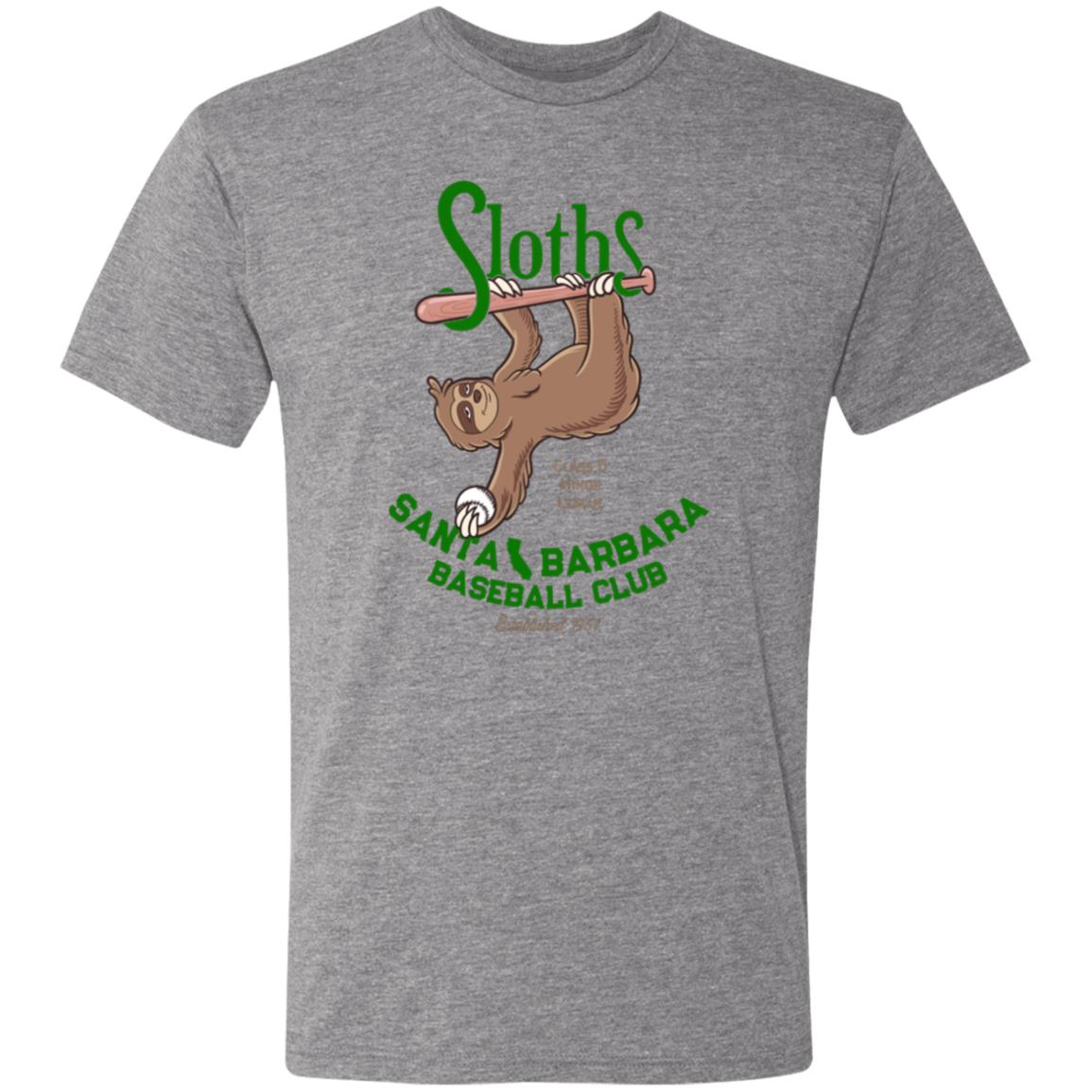 Santa Barbara Sloths Baseball Team Triblend T-Shirt