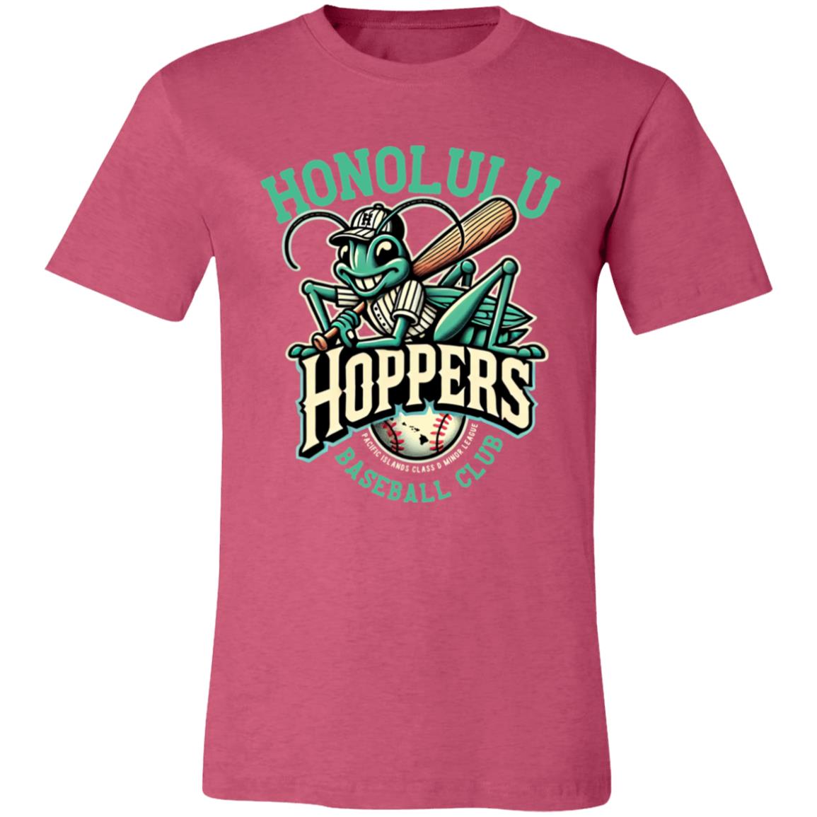 Honolulu Hoppers Minor League Baseball Team T-Shirt