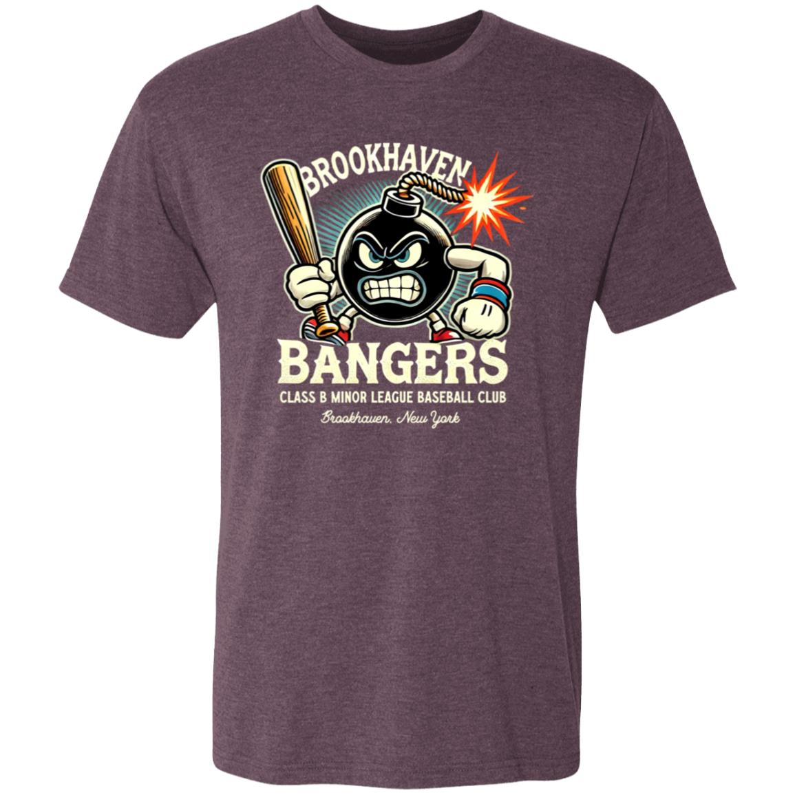 Brookhaven Bangers Minor League Baseball Team Triblend T-Shirt