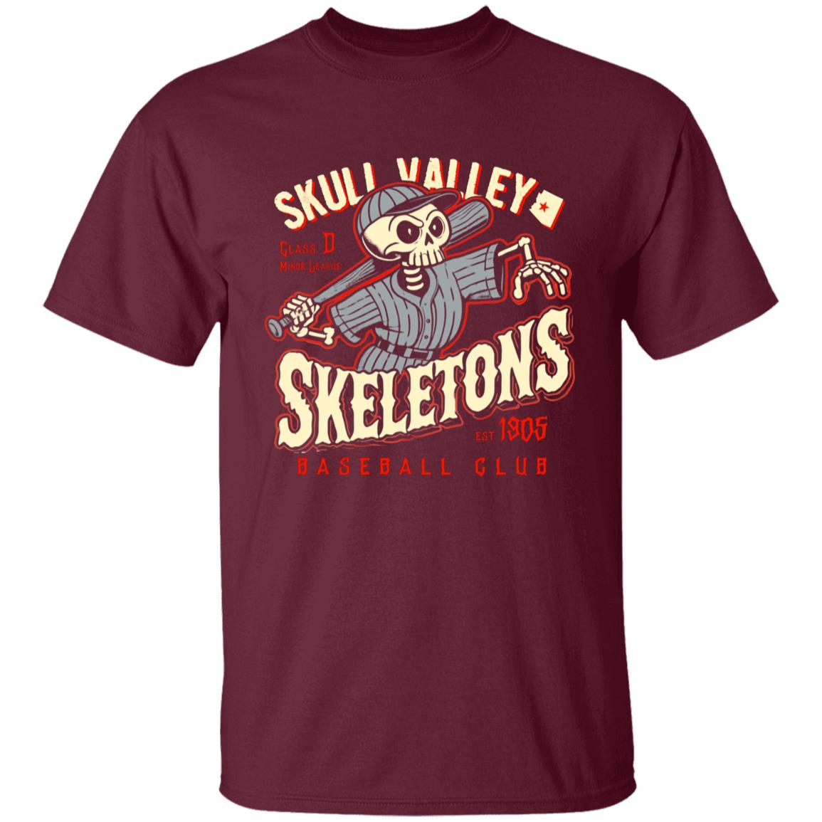 Skull Valley Skeletons Minor League Baseball Team Youth  Cotton T-Shirt